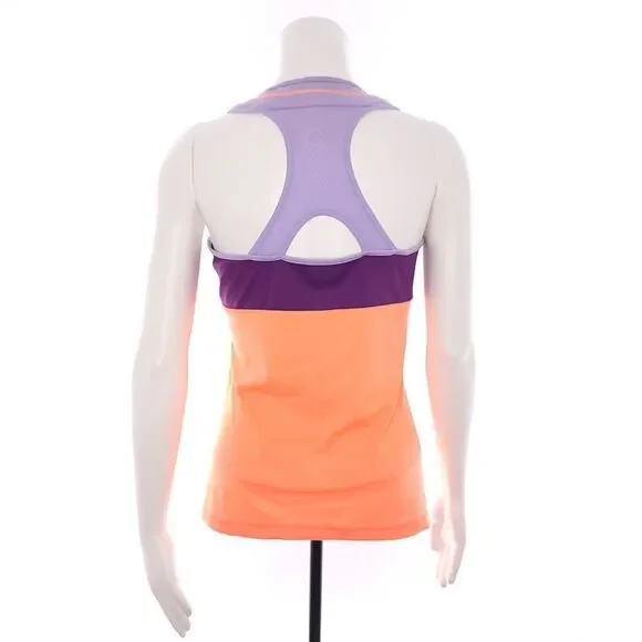 Adidas Response Climacool Racerback Orange Purple Sleeveless Tank Top Womens M - Picture 6 of 10
